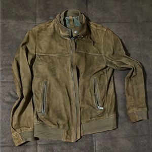 Men's Massimo Dutti Suede Bomber Jacket